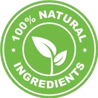 Natural ingredients seal from the SodaPeak packaging artwork