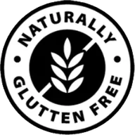 Naturally gluten free seal from the SodaPeak packaging artwork