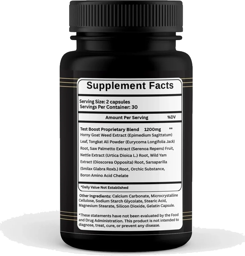 The SodaPeak Supplement Facts panel on the back of the bottle